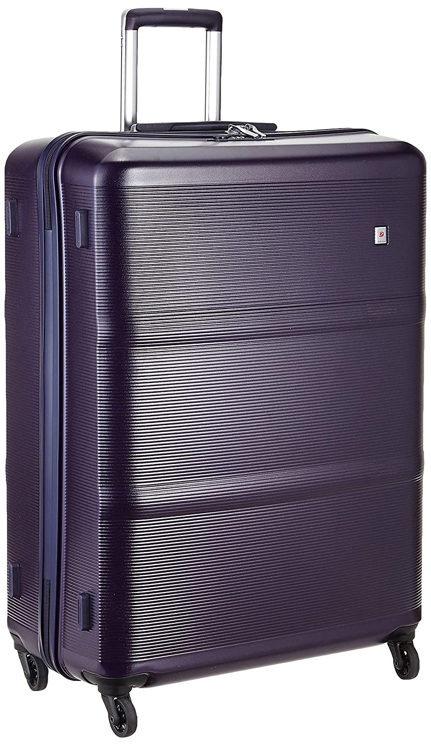 Echolac Colette X-Large Purple Hard Sided Check-In Suitcase Trolley 78cm (PC094) Echolac New